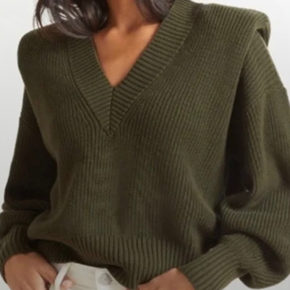 Pistola Camille Shoulder Pad Sweater